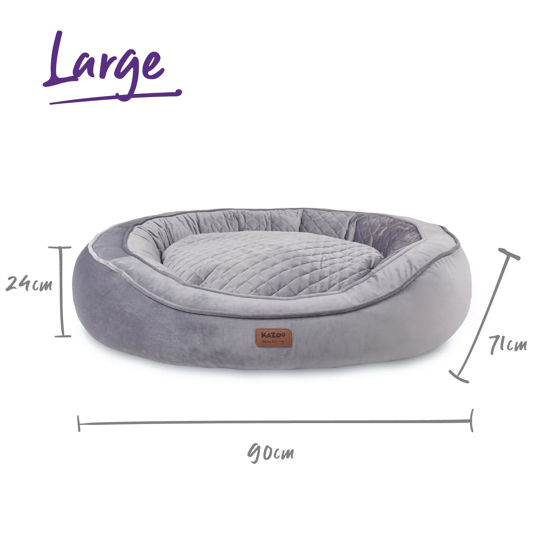 Kazoo Bilby Bed Grey