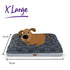 Kazoo Dark Cloud Comfort Bed Grey Black