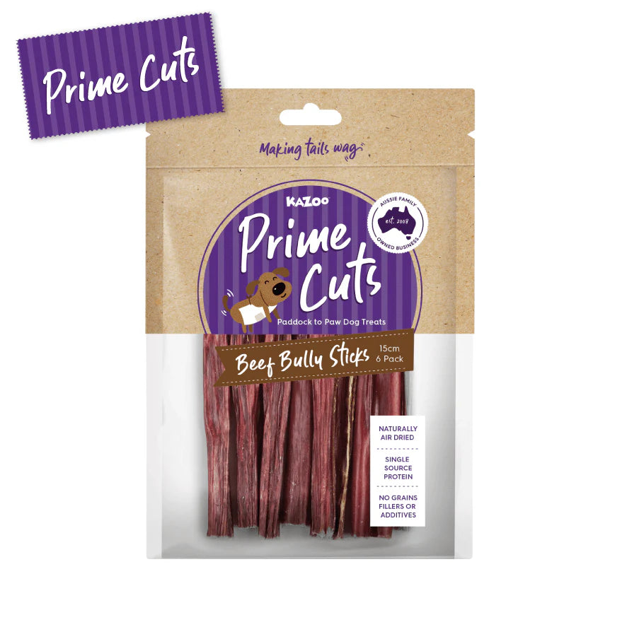 Kazoo Prime Cuts Beef Bully Sticks 30cm