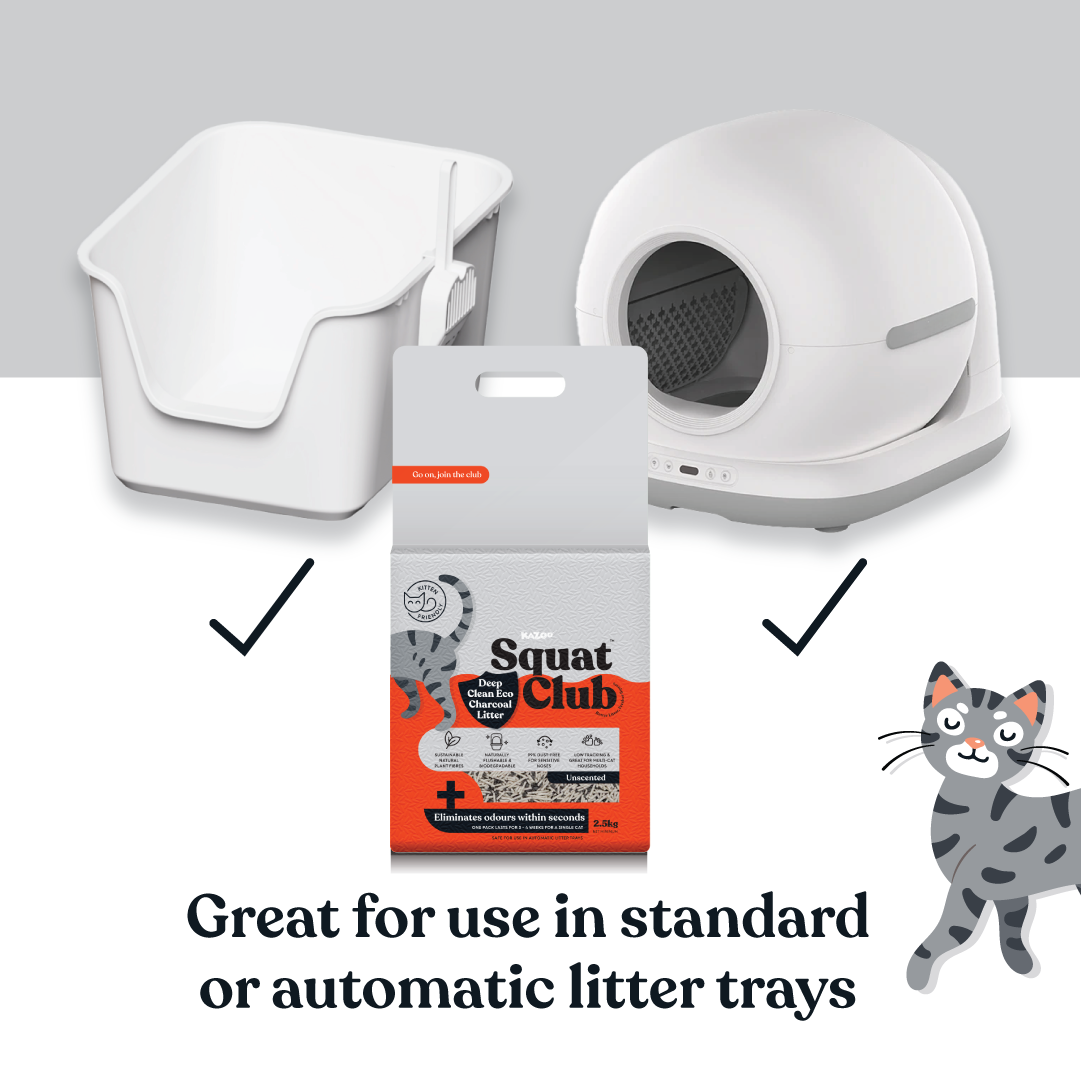 Squat Club Deep Clean Eco Charcoal Litter