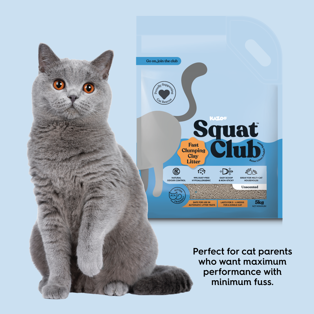 Squat Club Fast Clumping Clay Litter
