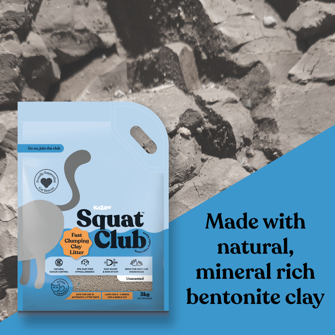 Squat Club Fast Clumping Clay Litter