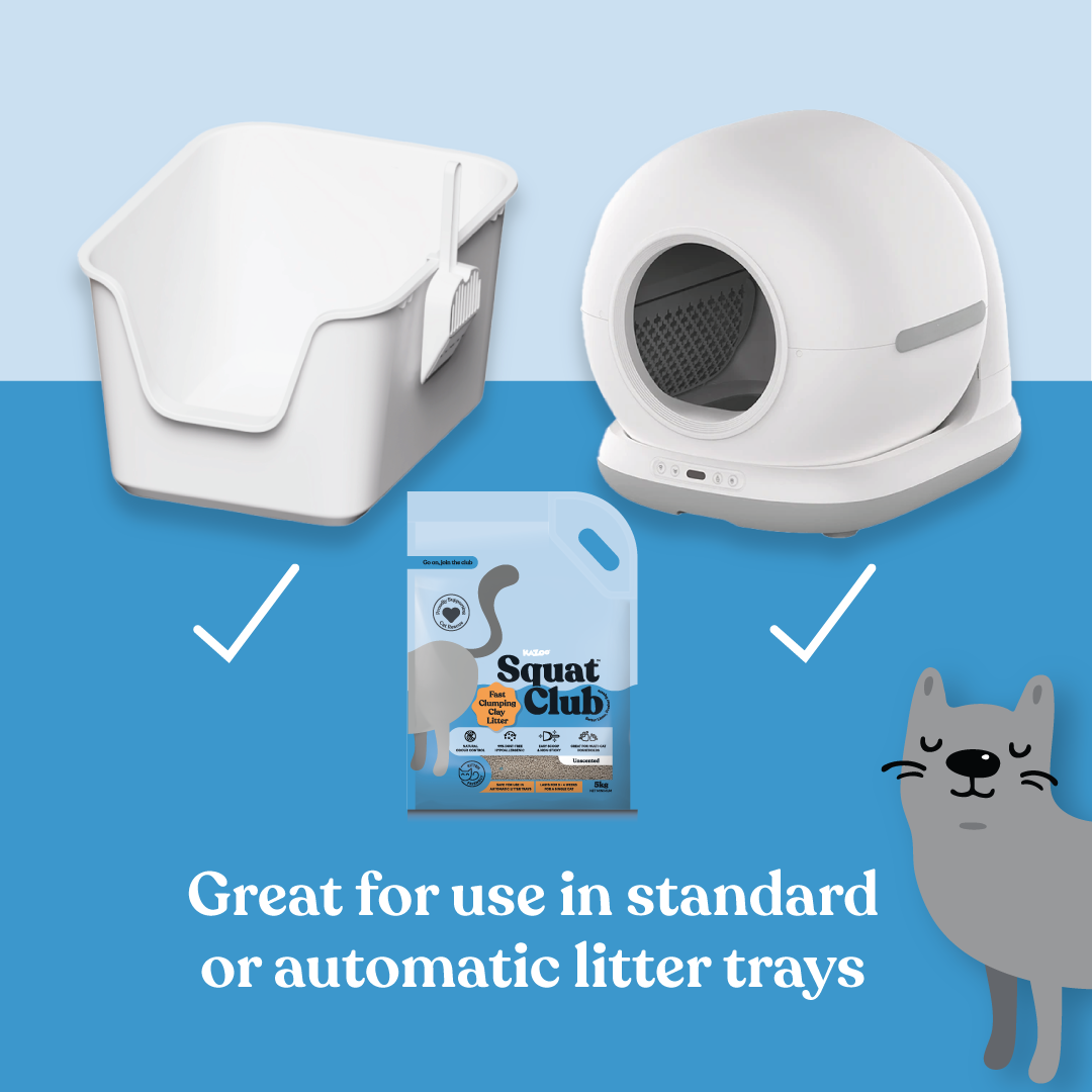 Squat Club Fast Clumping Clay Litter