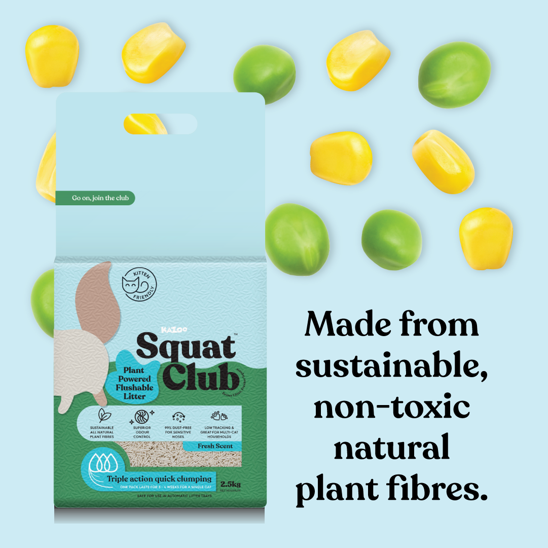 Squat Club Plant Powered Flushable Litter Fresh Scent