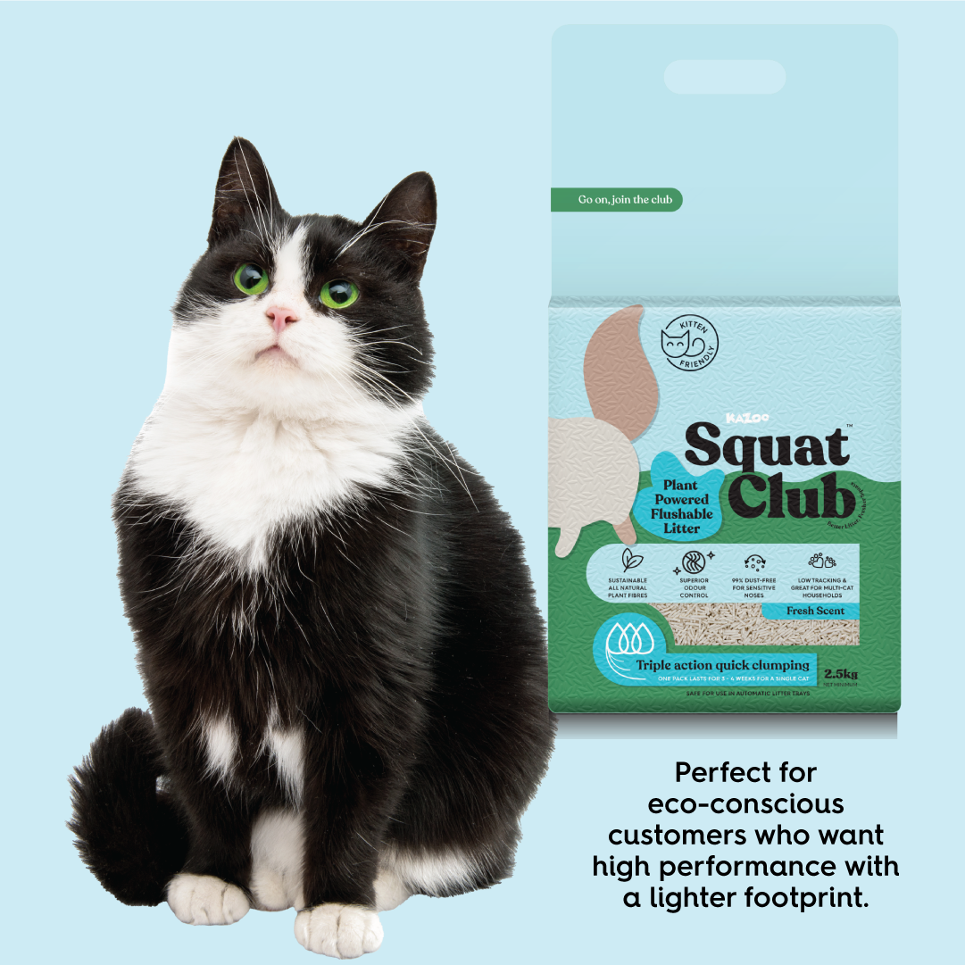 Squat Club Plant Powered Flushable Litter Fresh Scent