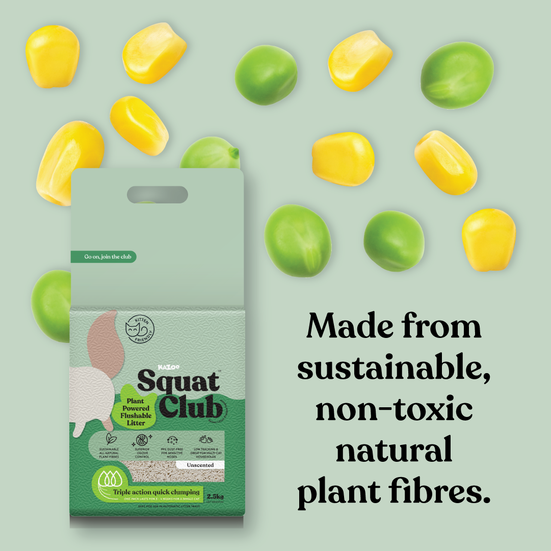 Squat Club Plant Powered Flushable Litter