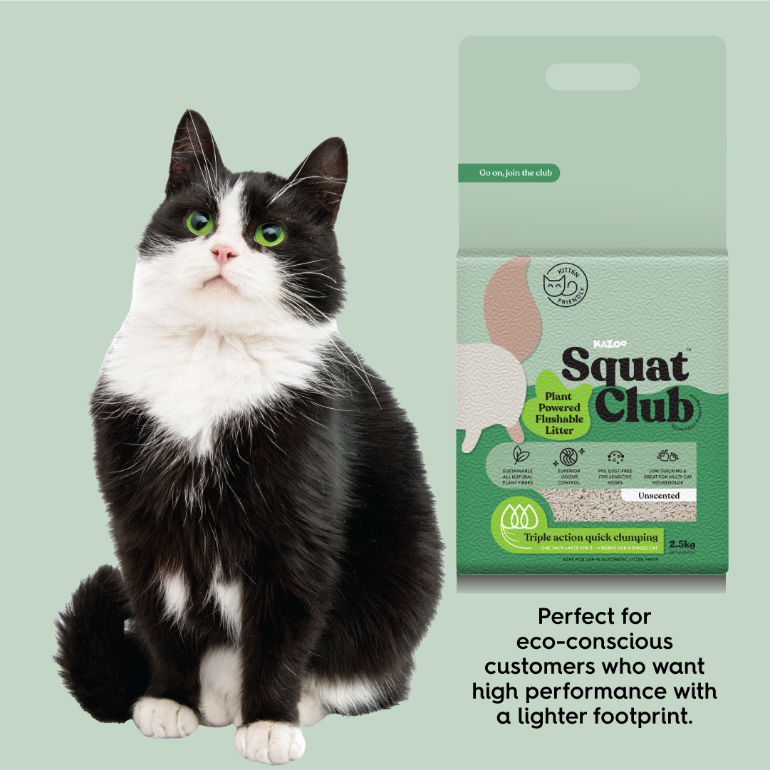 Squat Club Plant Powered Flushable Litter