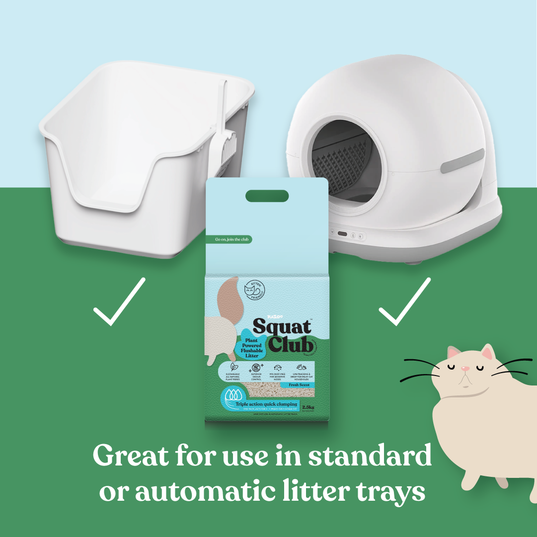 Squat Club Plant Powered Flushable Litter Fresh Scent