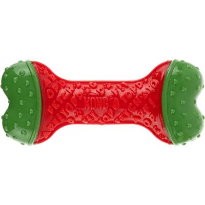 Kong Christmas Holiday Corestrength Bone Dog Toy