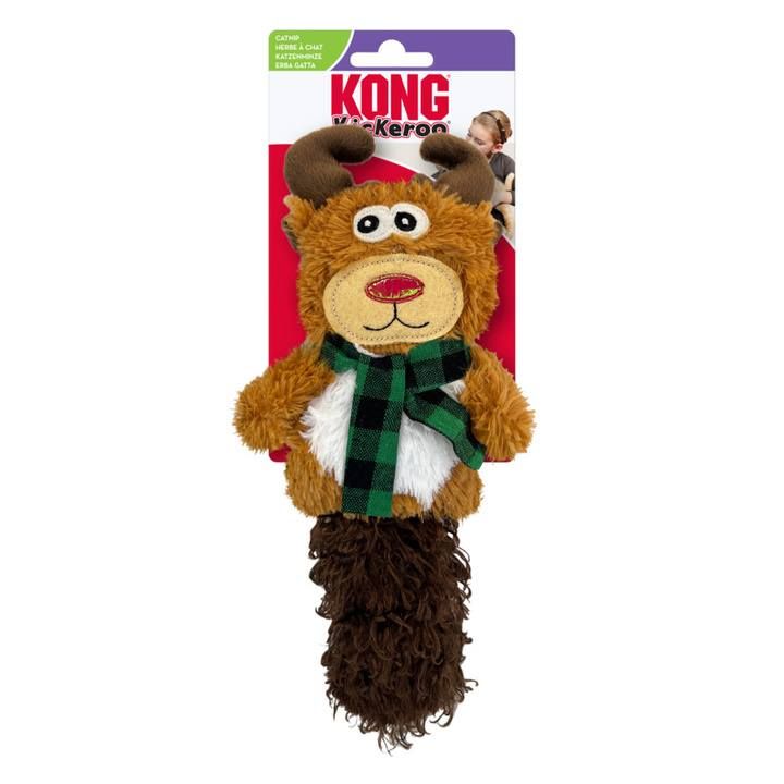 Kong Christmas Holiday Kickeroo Reindeer Cat Toy