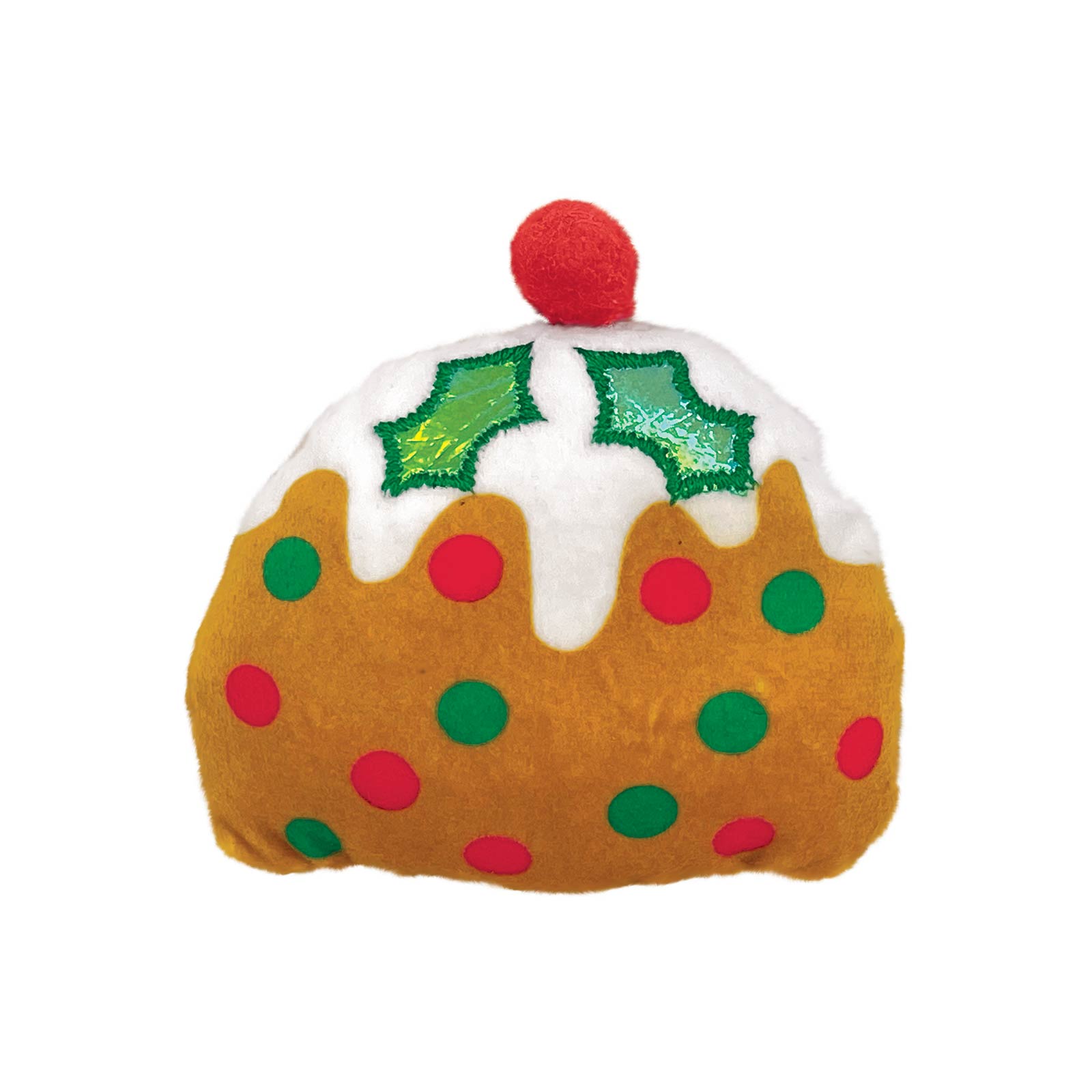 Kong Christmas Holiday Scrattles Cafe Plush Cat Toy