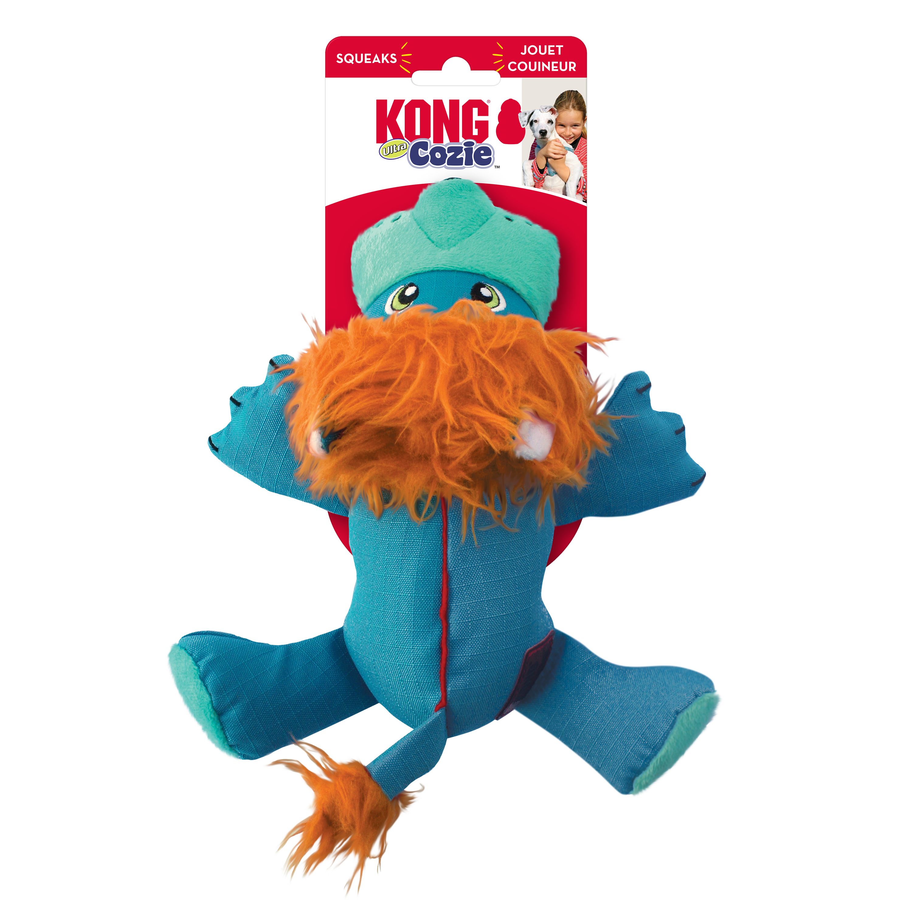 Kong Cozie Ultra Lucky Lion Medium