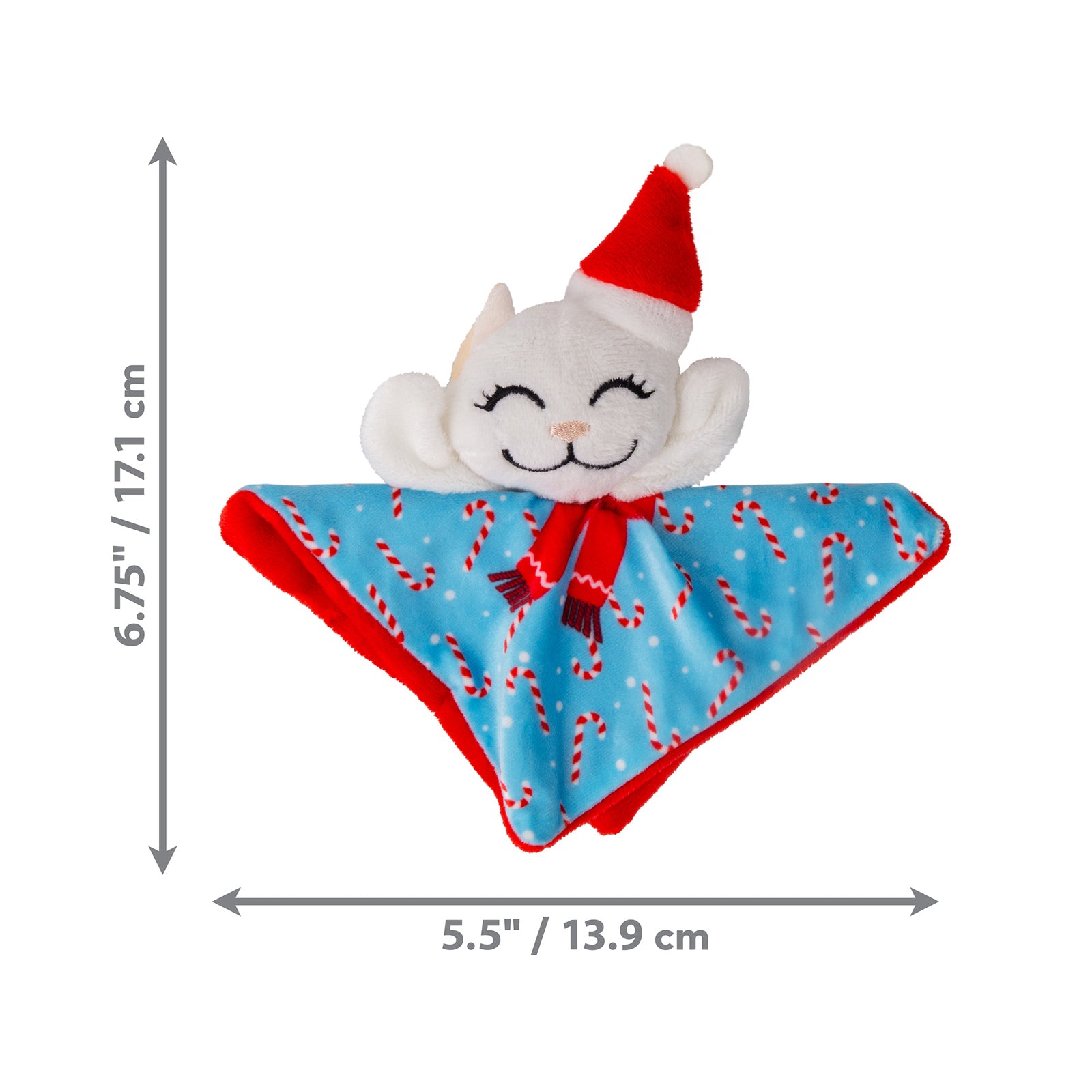 Kong Holiday Crackles Santa Kitty