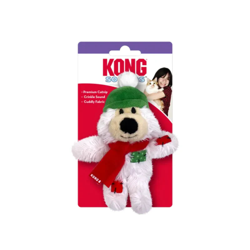 Kong Holiday Softies Bear Assorted