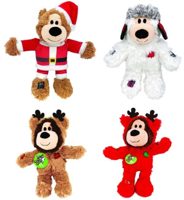 Kong Holiday Wild Knots Bear Assorted Small/Medium