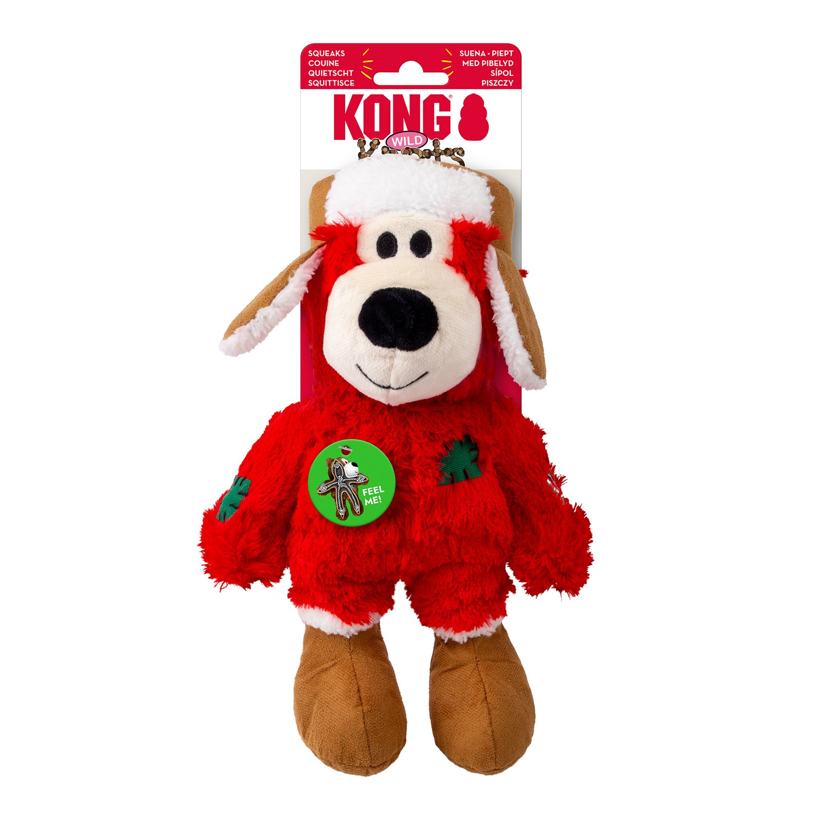Kong Holiday Wild Knots Bear Assorted Medium/Large