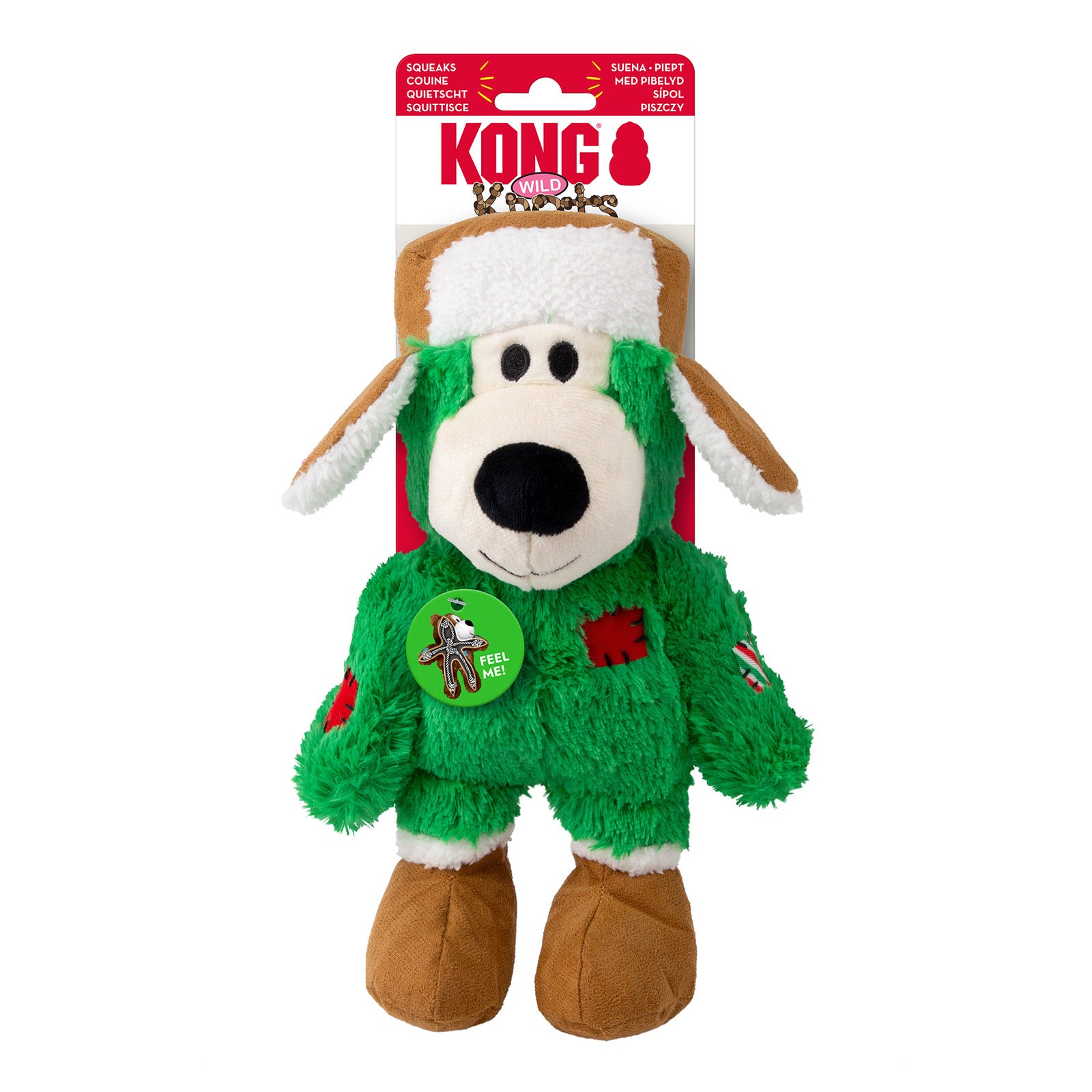 Kong Holiday Wild Knots Bear Assorted Medium/Large