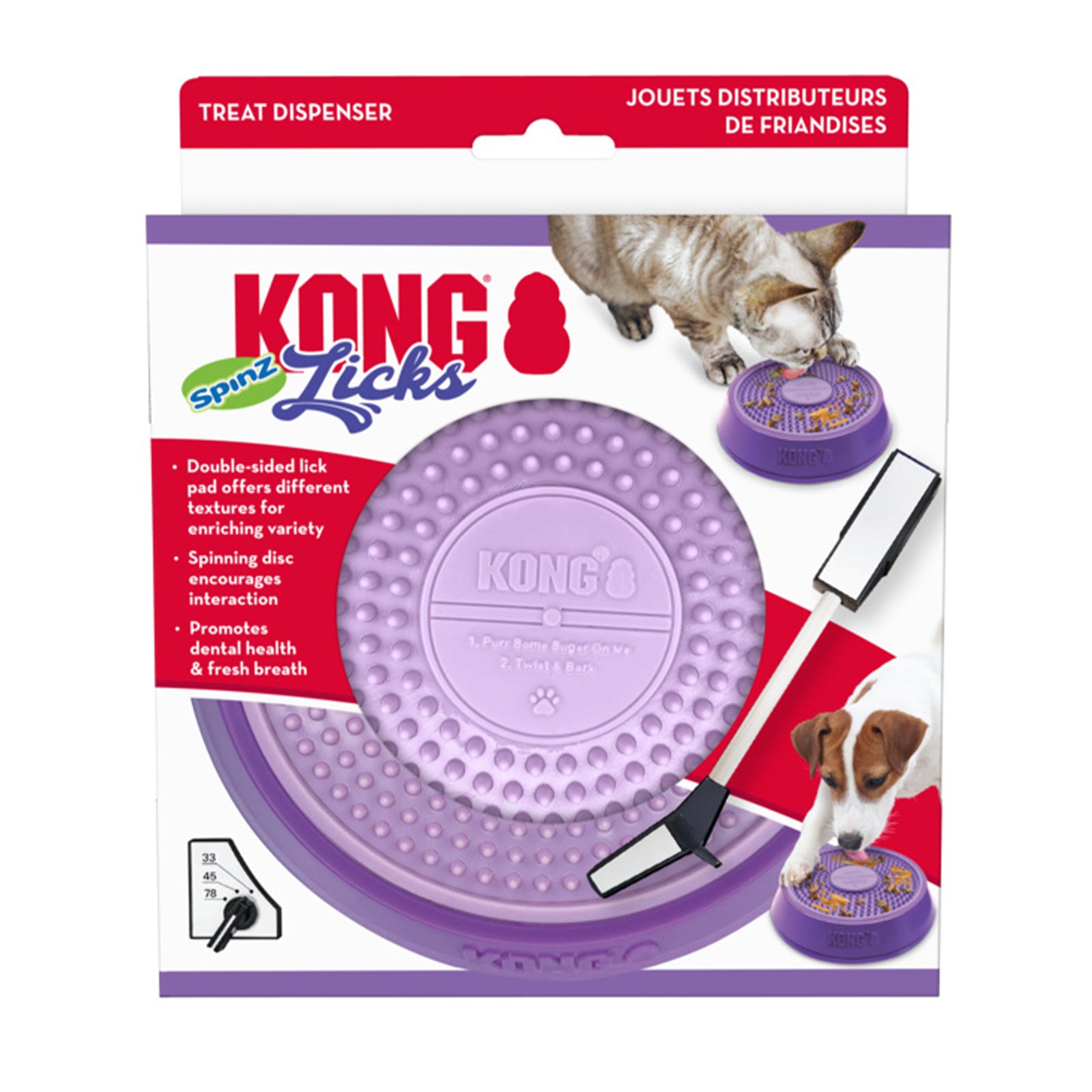 Kong Licks Spinz Small