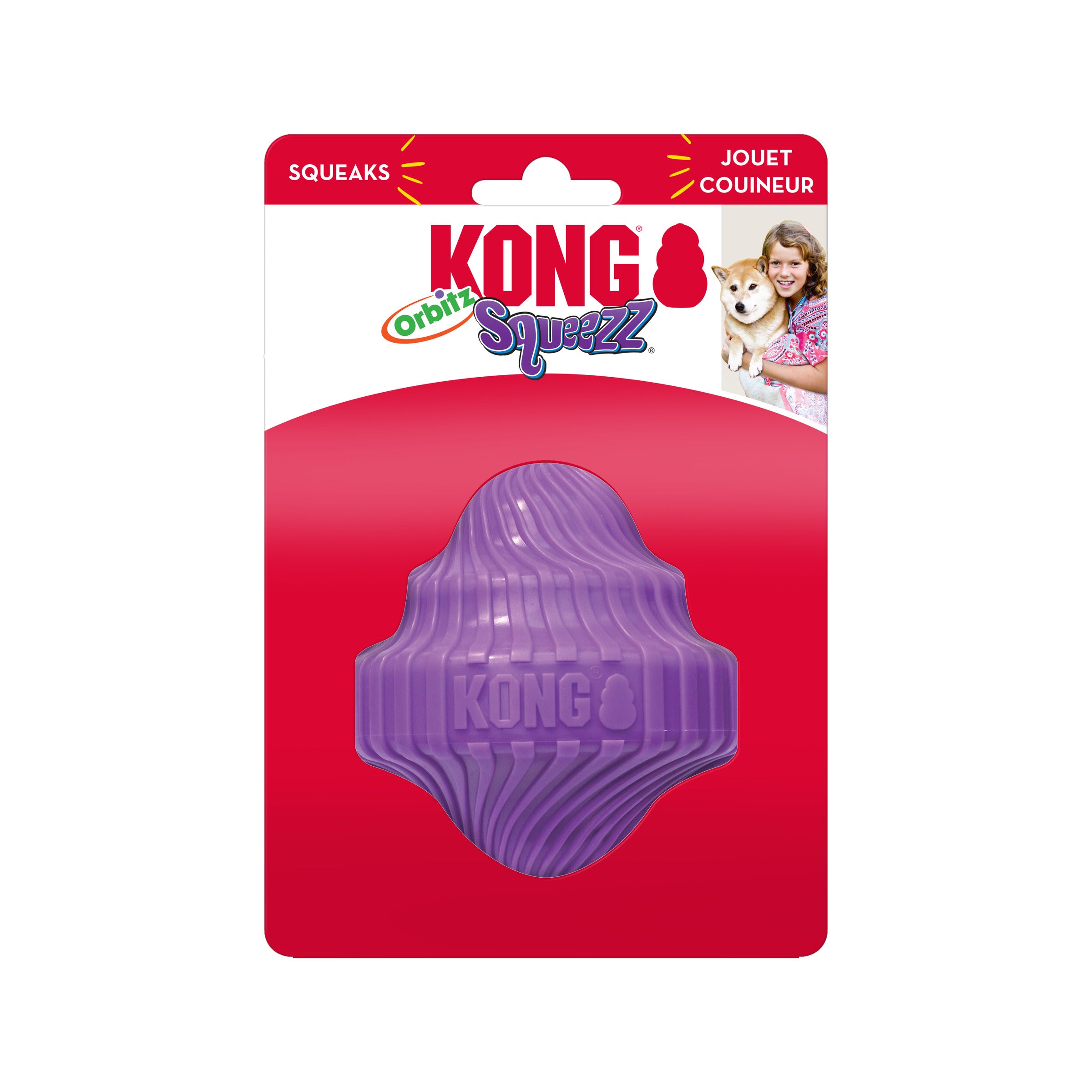Kong Squeezz Orbitz Spin Top Medium Large