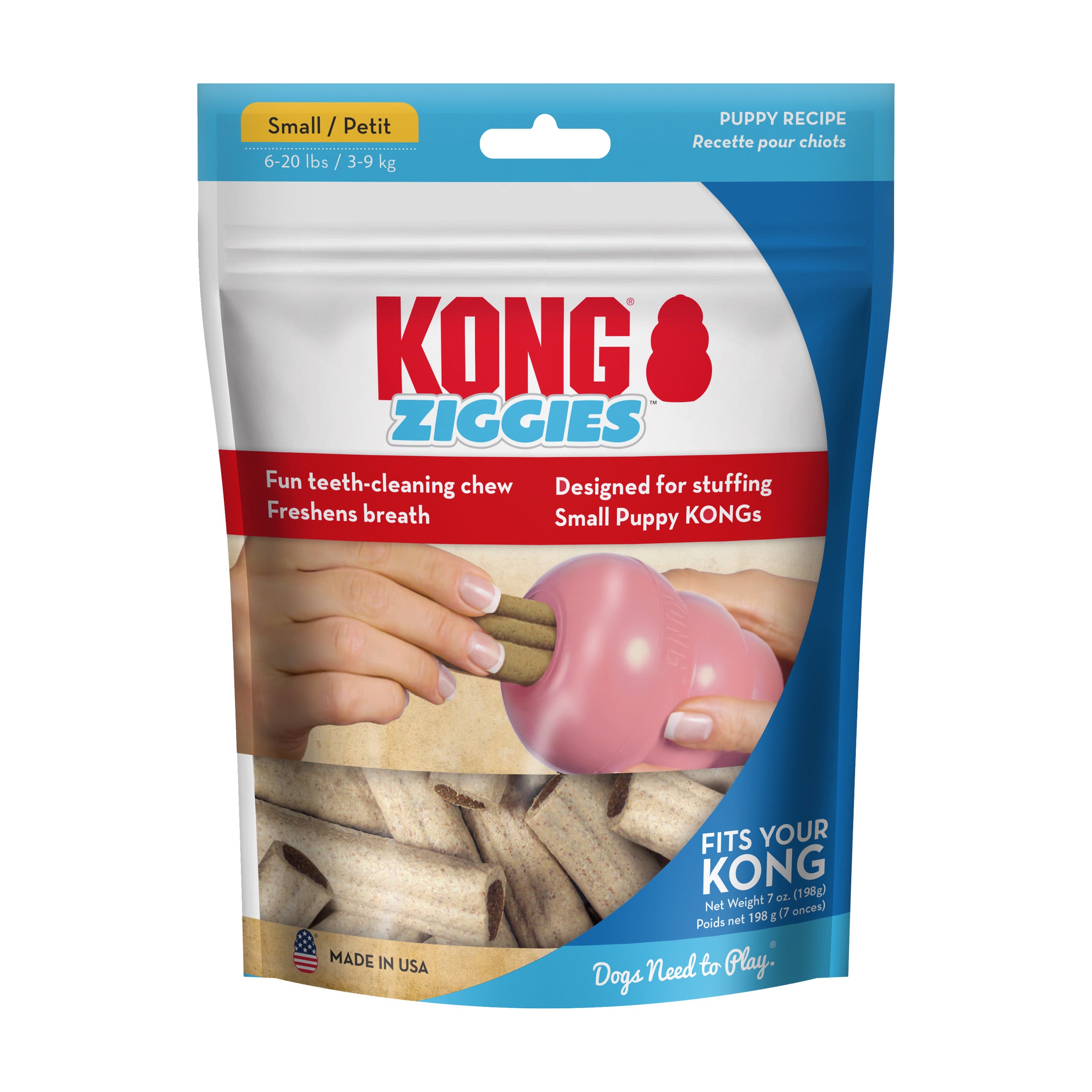 Kong Stuff N Puppy Ziggies Small 12pk