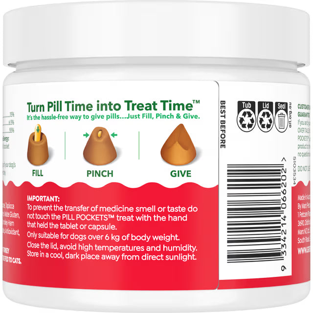 Greenies Pill Pockets Smoky Ham Flavour