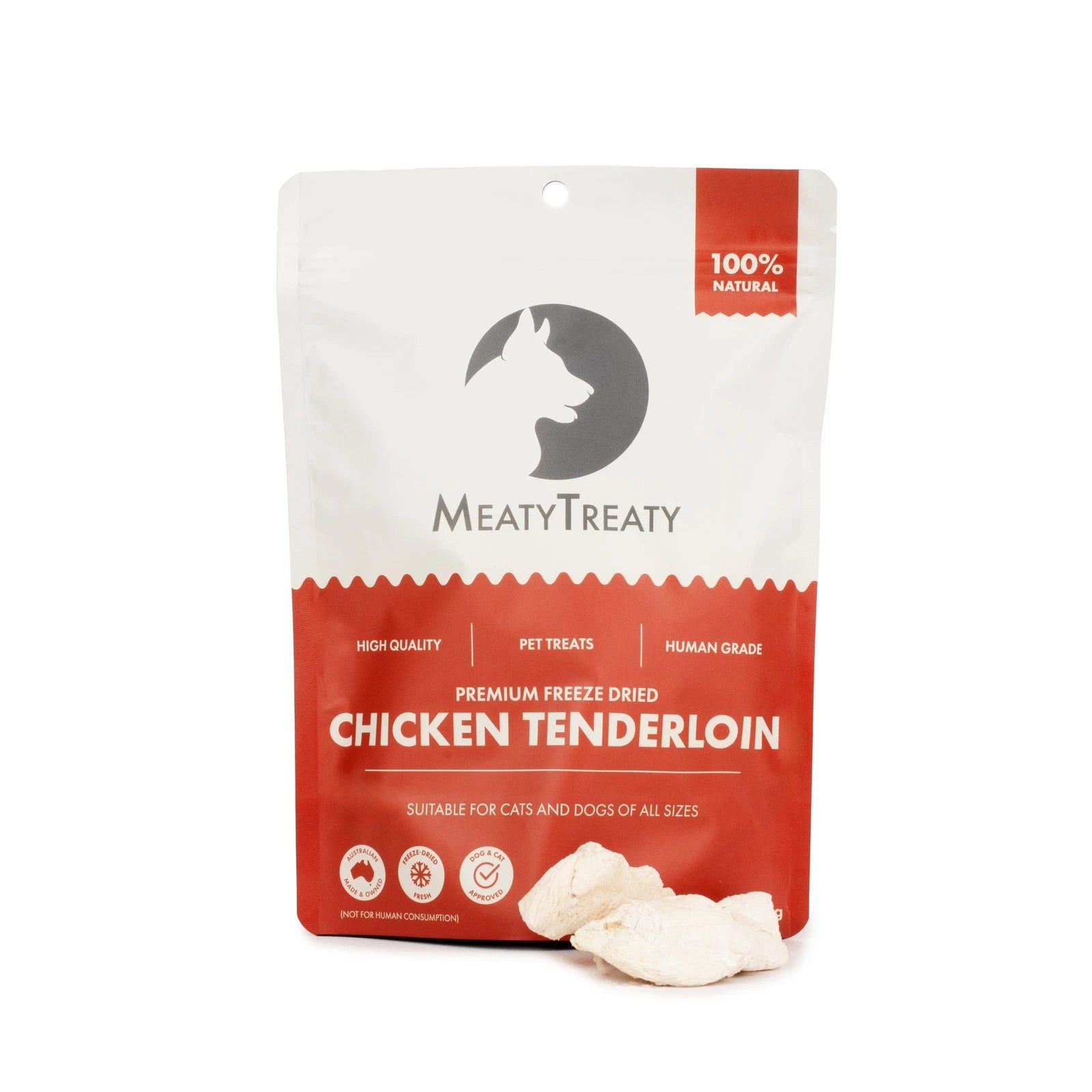 Meaty Treaty Freeze-dried Chicken Tenderloins 80g