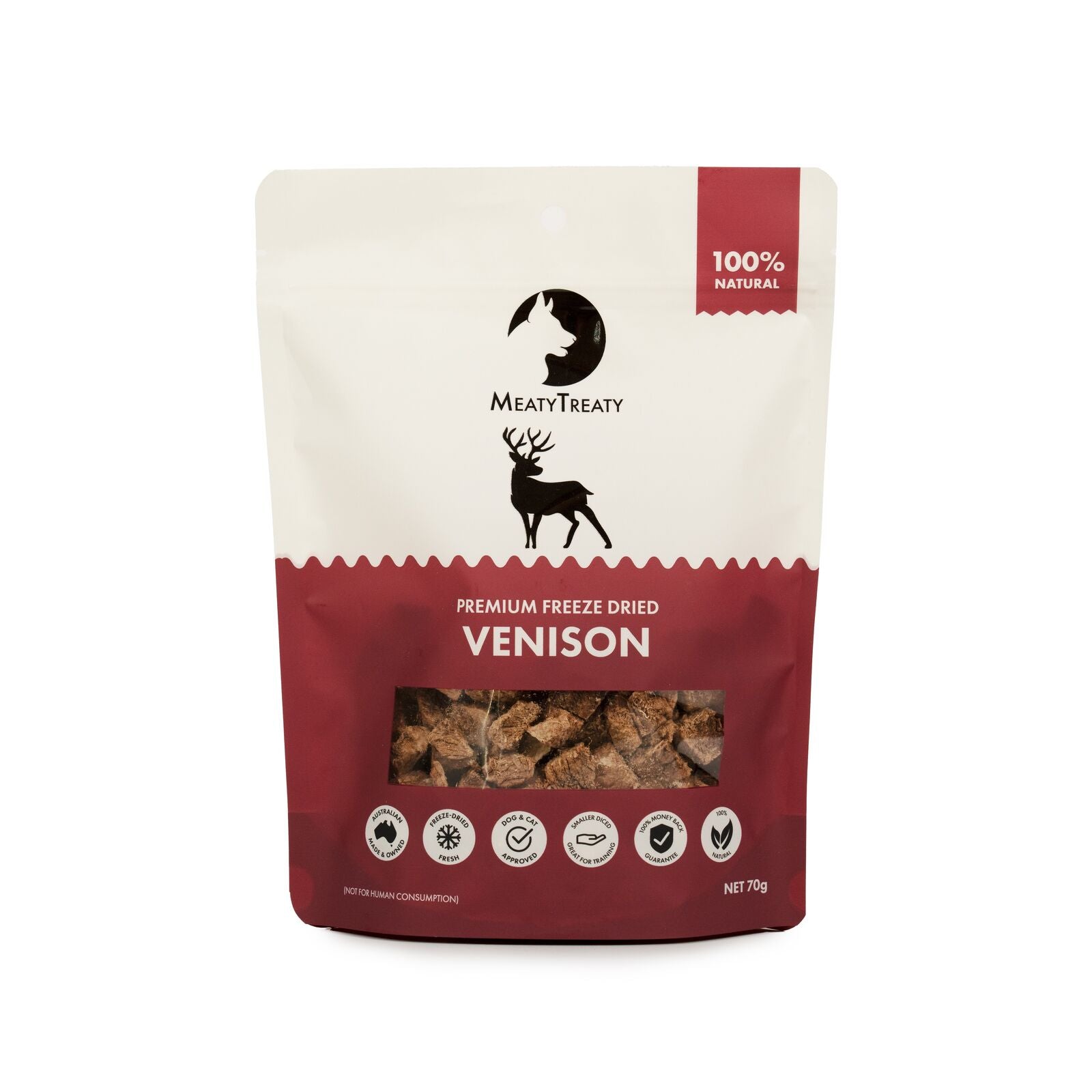Meaty Treaty Freeze-dried Venison 70g
