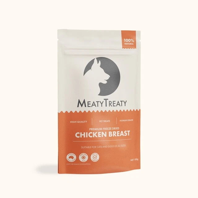 Meaty Treaty Freeze-dried Chicken Breast 100g