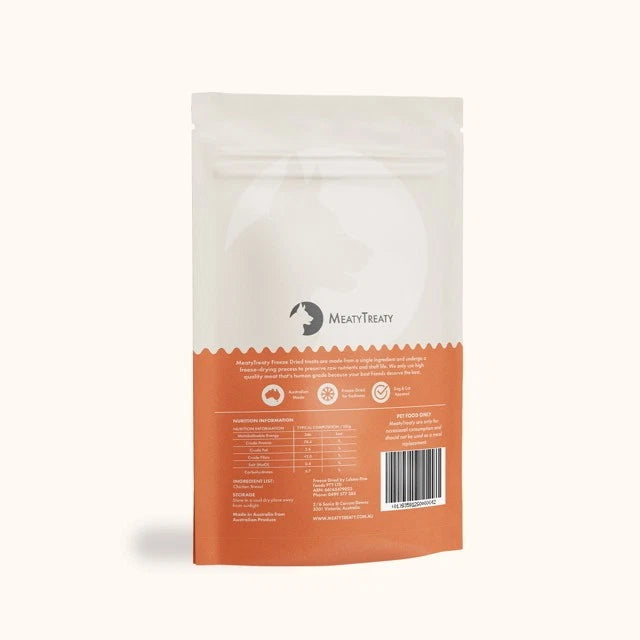Meaty Treaty Freeze-dried Chicken Breast 100g