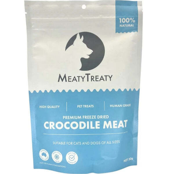 Meaty Treaty Freeze-dried Crocodile 50g