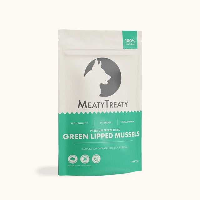 Meaty Treaty Freeze-dried Green Lip Mussels 50g