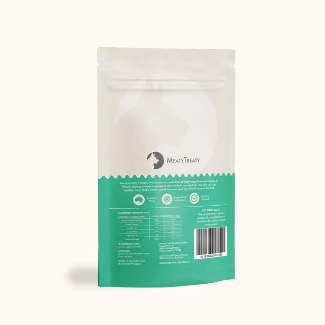Meaty Treaty Freeze-dried Green Lip Mussels 50g
