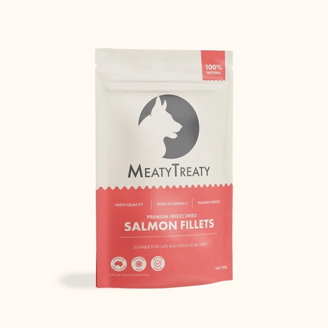 Meaty Treaty Freeze-dried Salmon Fillet 80g