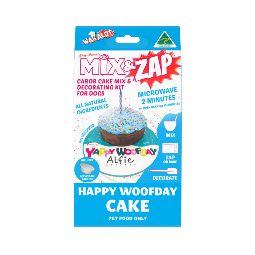 Mix and Zap Happy Woofday Cake Kit