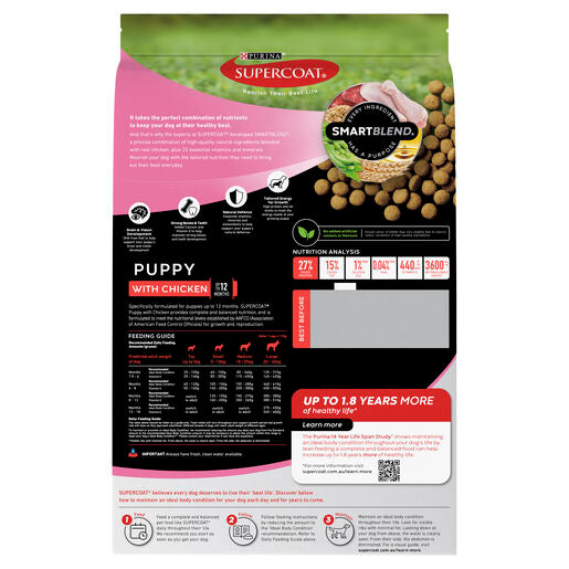 Supercoat Puppy Chicken 2.6Kg