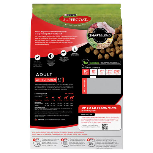Supercoat Adult Chicken 2.8Kg