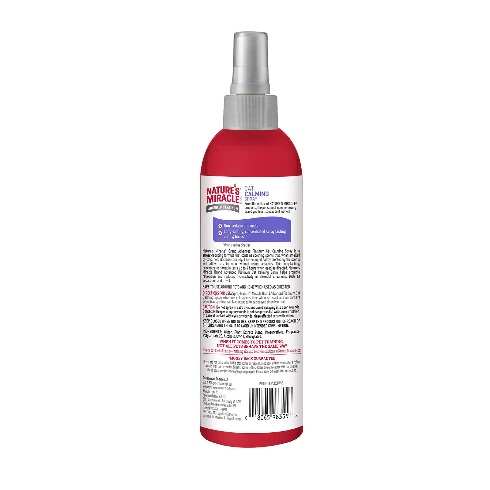 Natures Miracle Cat Calming Spray 236ml