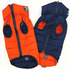 Jacket Puffer Reversible Orange & Navy