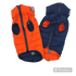 Jacket Puffer Reversible Orange & Navy
