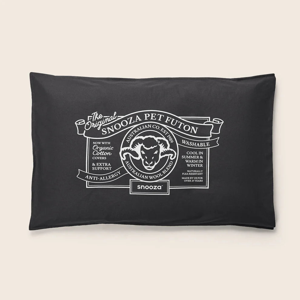 Organic Pet Futon Charcoal Original