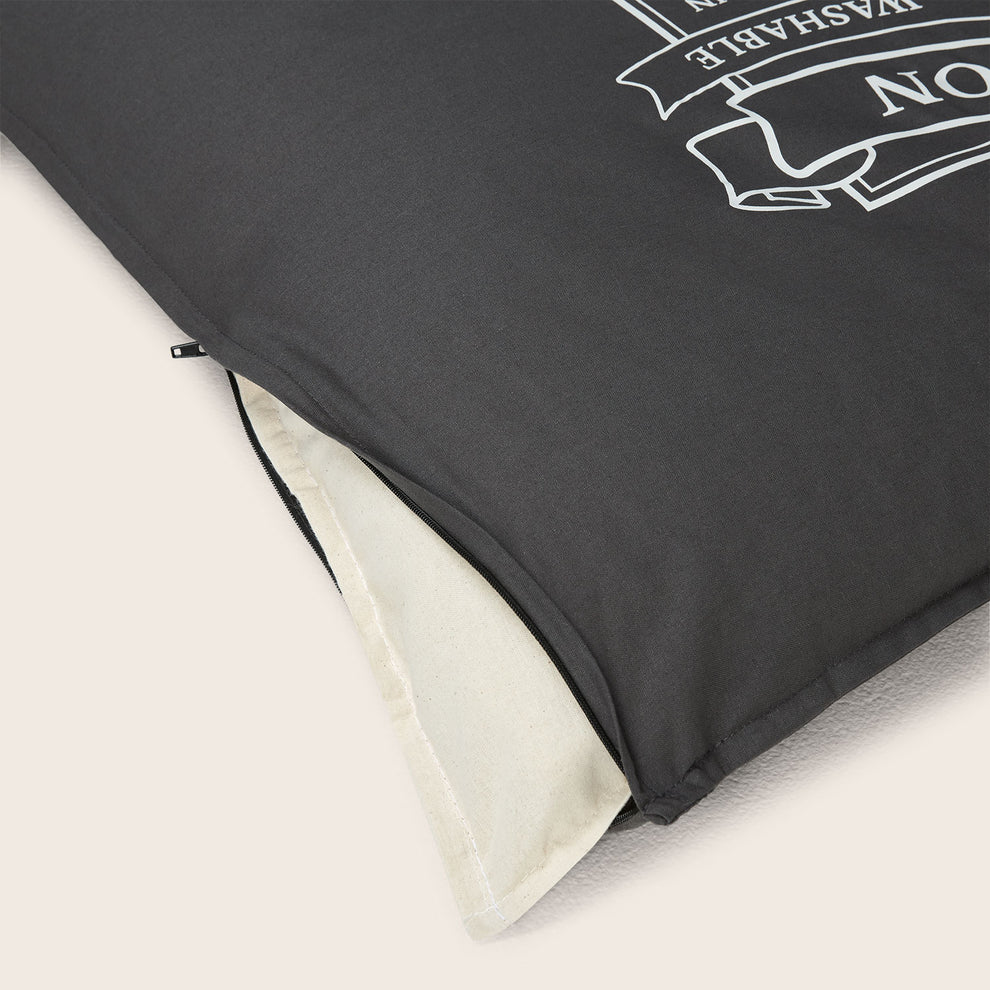 Organic Pet Futon Charcoal Original