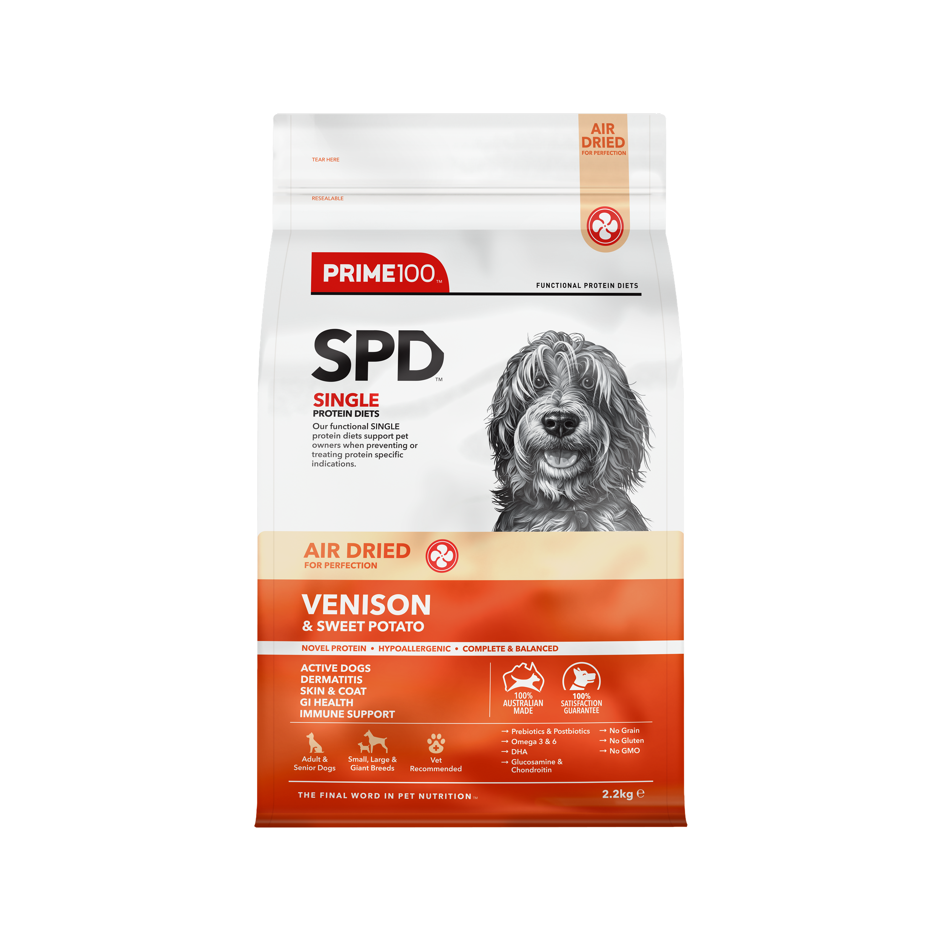 Prime100 SPD Venison & Sweet Potato Air Dried