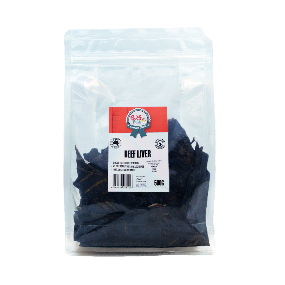 Pooch Treats Beef Liver 500g