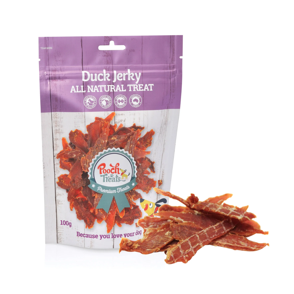 Pooch Treats Duck Breast Jerky 500g