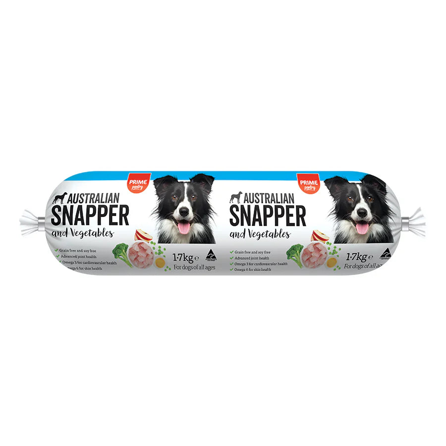 Prime100 Prime Pantry Australian Snapper Vegetables Cooked Roll 1.7 kg