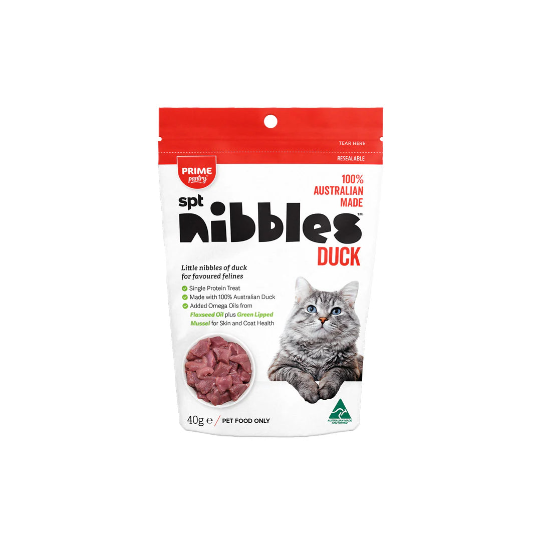 Prime100 Prime Pantry Nibbles Duck Cat Treat 40g
