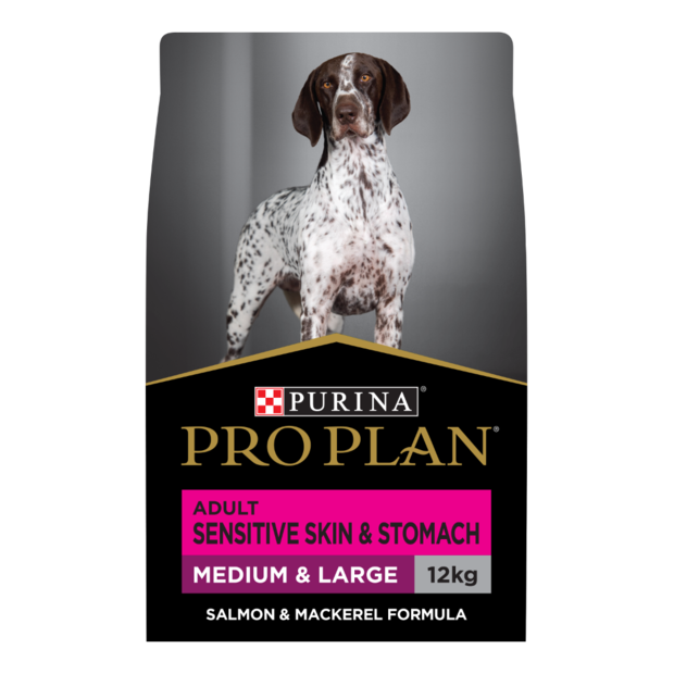 Pro Plan Adult Sensitive Skin and Stomach Med/Lrg Breed 12KG