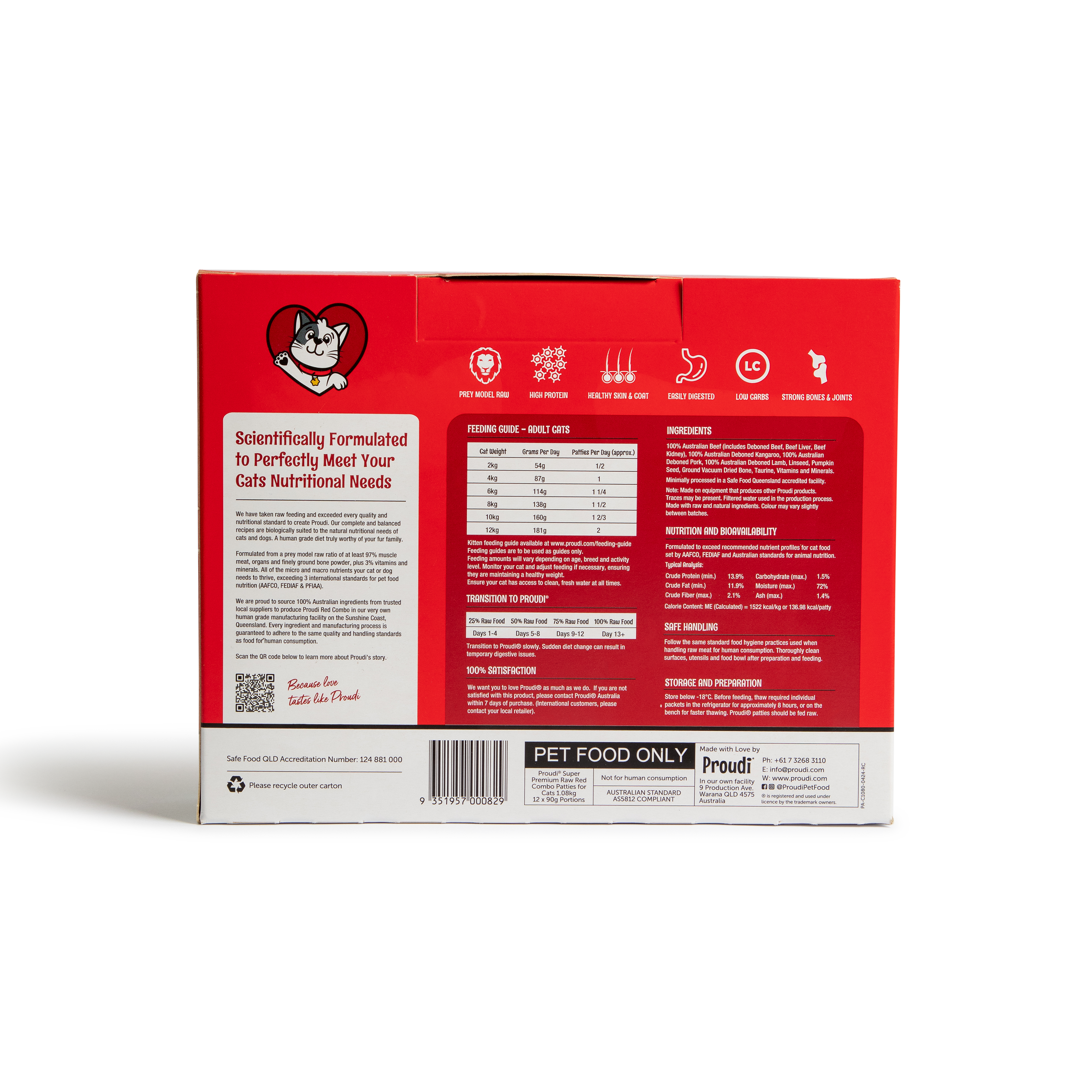 Proudi CAT Red Combo
