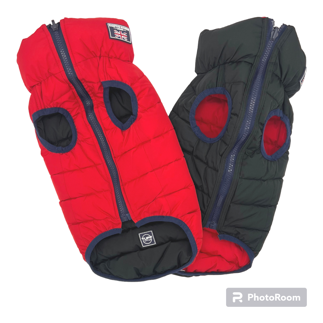 Jacket Puffer Reversible Red & Black
