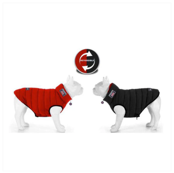 Jacket Puffer Reversible Red & Black
